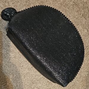 MAC Black Glitter Pouch